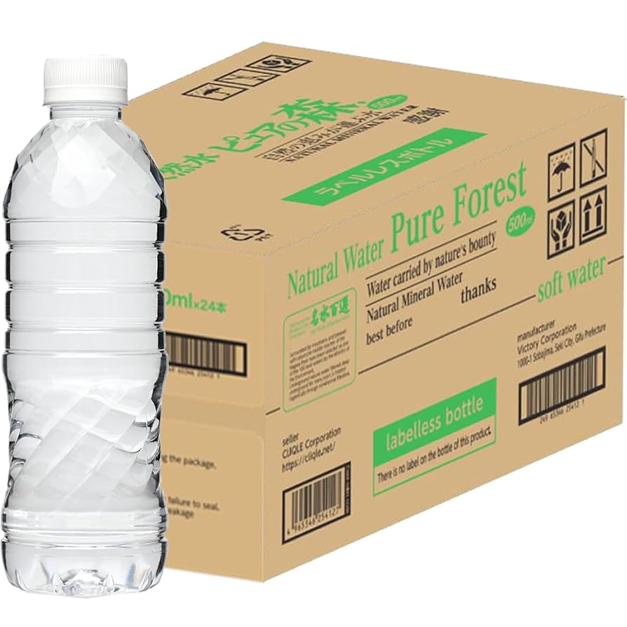 ピュアの森 Amazon.co.jp: ミネラルウォーター ピュアの森 500ml 24本 1